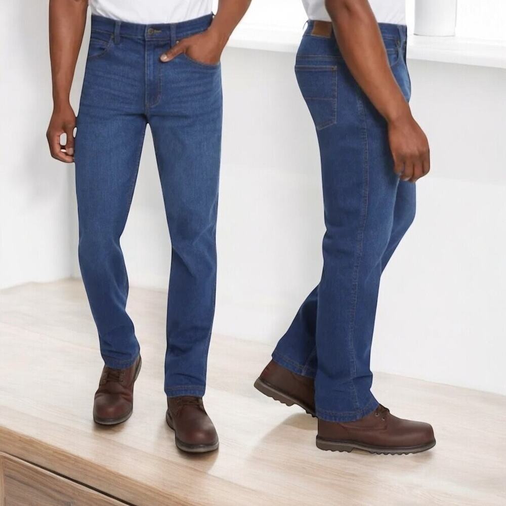 Kirkland Signature Mens Straight Fit Jean Blue Denim Size 32x30